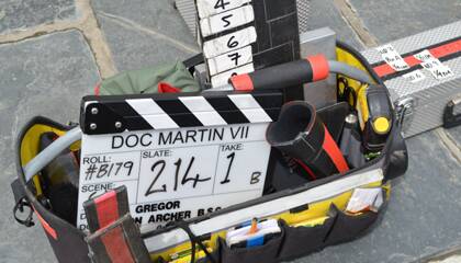 ON SET WITH DOC MARTIN | Really, he’s not a grump