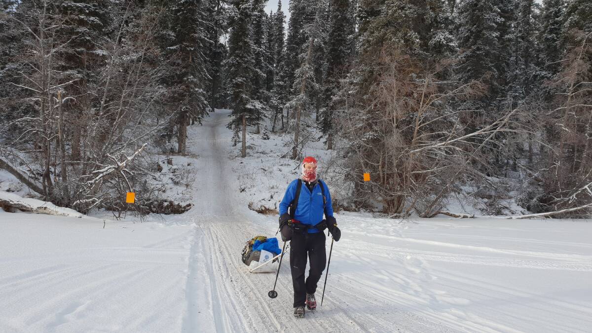 Imagine 700km on foot, in -45 degrees, heaving a 30kg sled