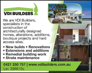Building We are VDI Builders, 

specialists in the 
constructi